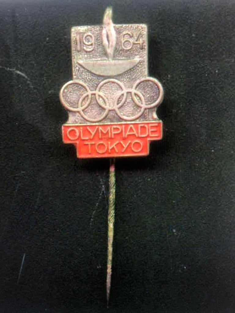 Olympische Spelen Tokyo 1964 Speldje, Ophalen of Verzenden, Gebruikt, Sport, Speldje of Pin