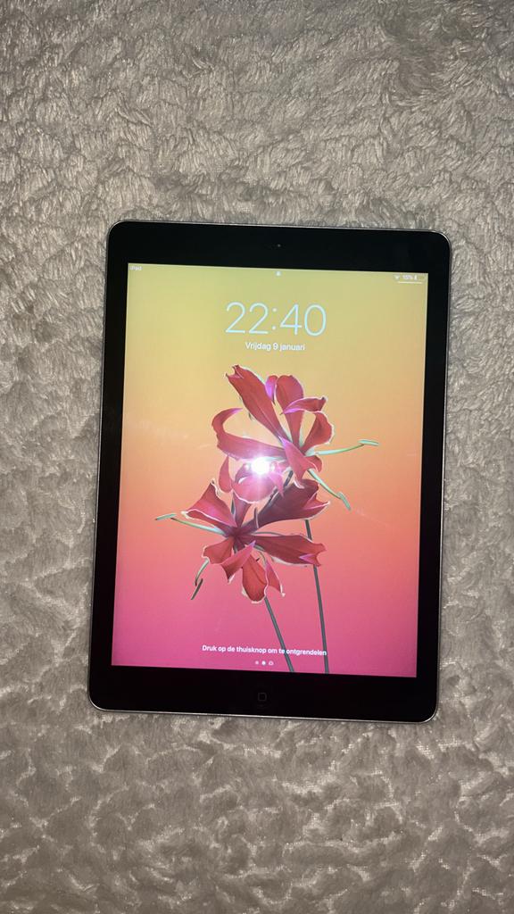 Apple iPad 1 (2013), Computers en Software, Apple iPads, 32 GB, Apple iPad, Zo goed als nieuw, Grijs