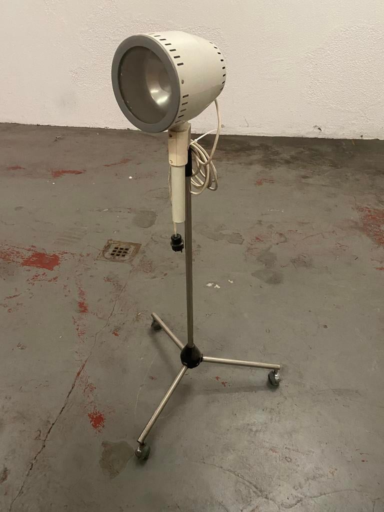 Vintage Hanau HanauLux Lamp ( industriële )., Ophalen of Verzenden, Gebruikt, Metaal, 100 tot 150 cm
