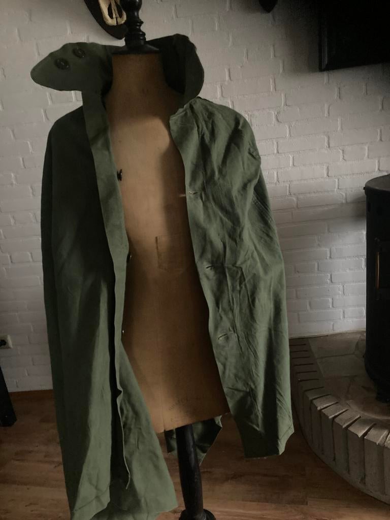 poncho militair groen, Ophalen of Verzenden, Landmacht, Nederland, Kleding of Schoenen