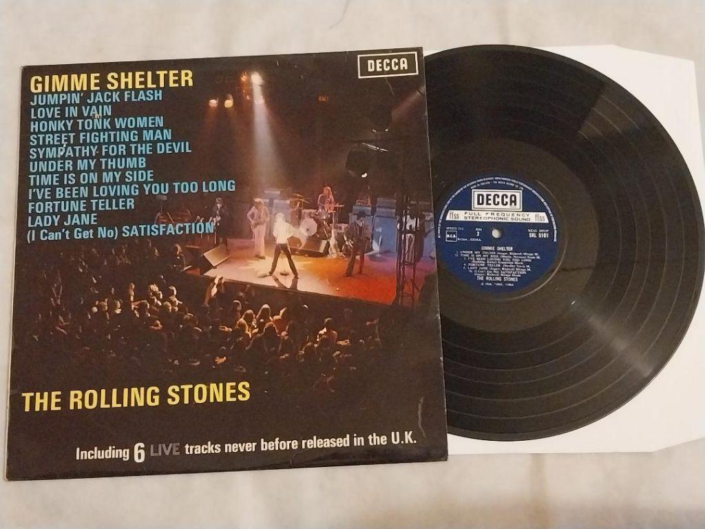 The Rolling Stones Gimme Shelter 1971 UK Vinyl LP., Ophalen of Verzenden, Gebruikt, 12 inch, Rock-'n-Roll