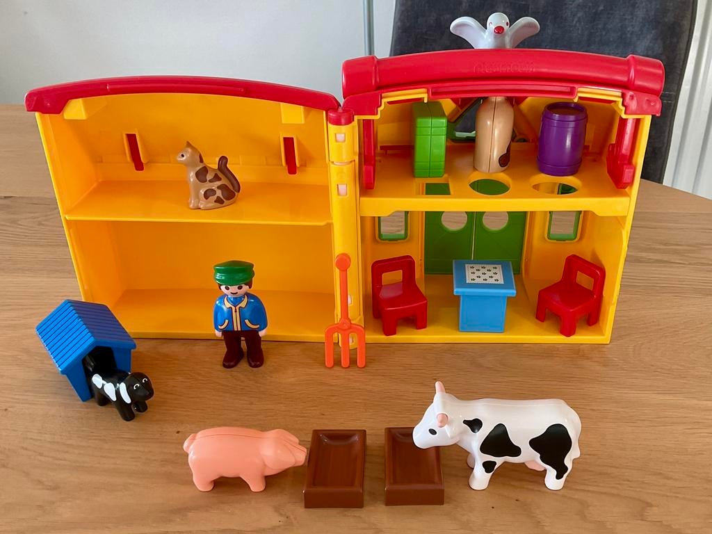 Playmobil 123 : Meeneemboerderij, Ophalen, Gebruikt
