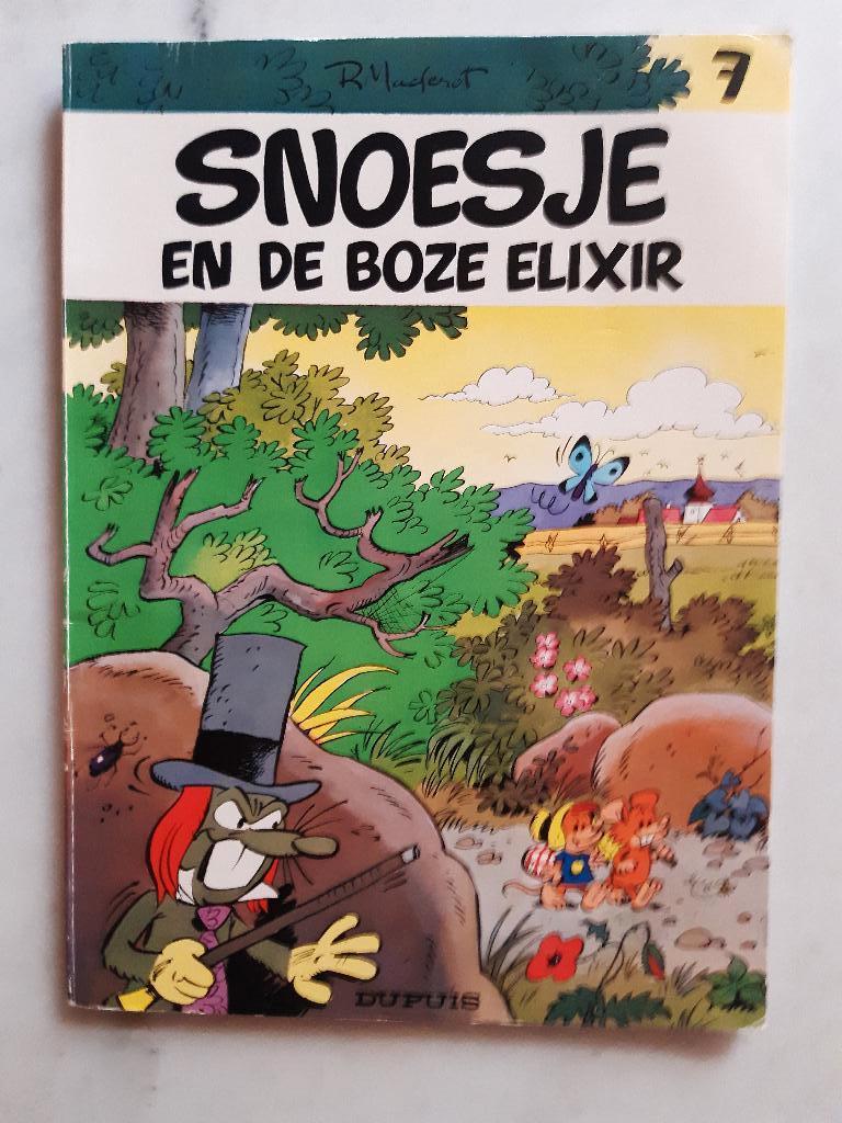 Snoesje 7 , De boze elixer , 1ste dr. 1979 , mooie staat !, Boeken, Stripboeken, Zo goed als nieuw, Eén stripboek, Ophalen of Verzenden