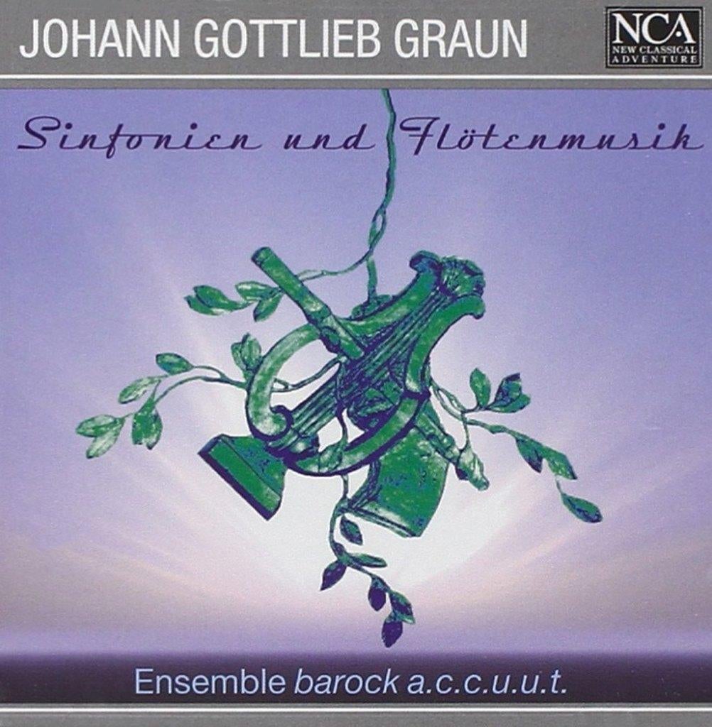NIEUW JG Graun: Sinfonias and Flute Music / Barock accuut, Ophalen of Verzenden, Barok, Nieuw in verpakking, Kamermuziek