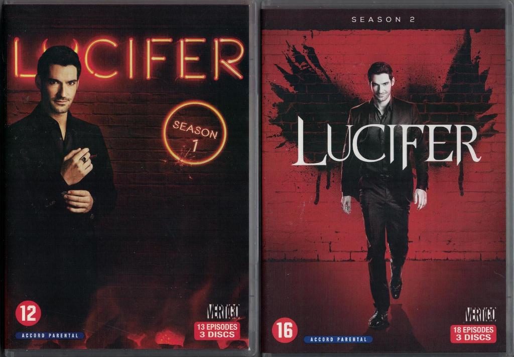 Lucifer - serie 1 + 2 + 3, Cd's en Dvd's, Dvd's | Tv en Series, Vanaf 9 jaar, Ophalen of Verzenden, Zo goed als nieuw, Science Fiction en Fantasy