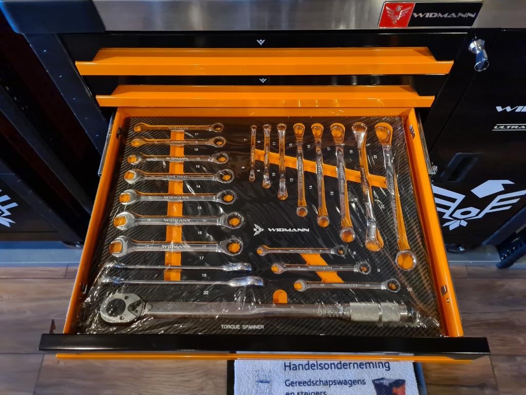 widmann gereedschapwagen 7 laden vol gereedschap, Ophalen of Verzenden, Nieuw