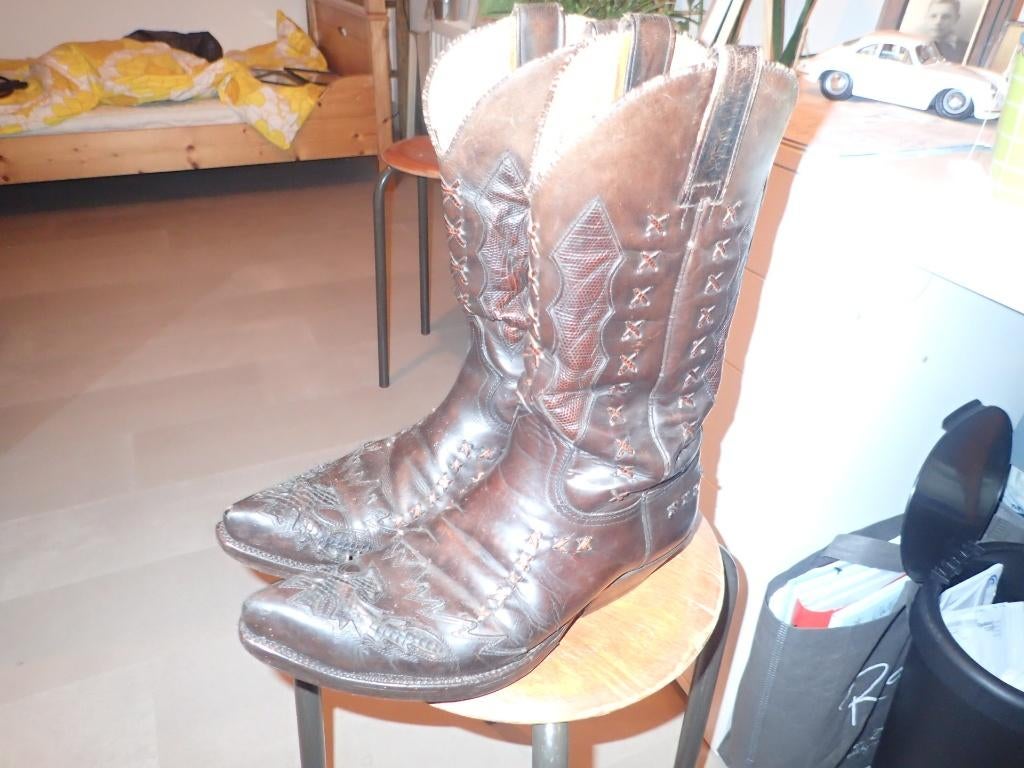 Vintage Sendra heren cowboy laarzen, Kleding | Dames, Schoenen, Ophalen, Bruin, Gedragen, Hoge laarzen