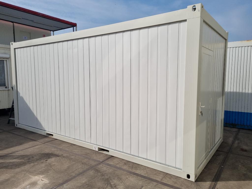 NIEUWE KANTOORUNIT 20 ft maat 2 ramen Rolluiken Dubbelglas, Ophalen