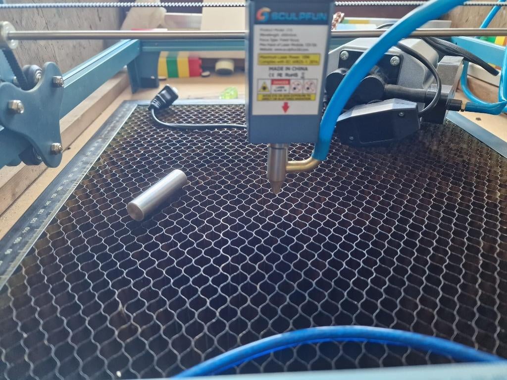Sculpfun S10 lasermachine, Ophalen of Verzenden, Zo goed als nieuw