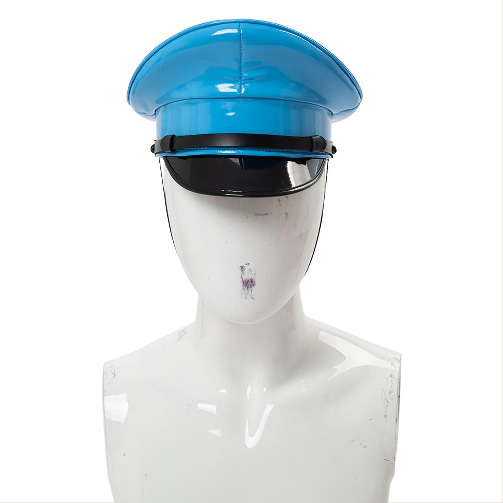 Blauwe nachtclub pet / heren dames gay militaire glimmende, Kleding | Heren, Verzenden, Nieuw, Pet