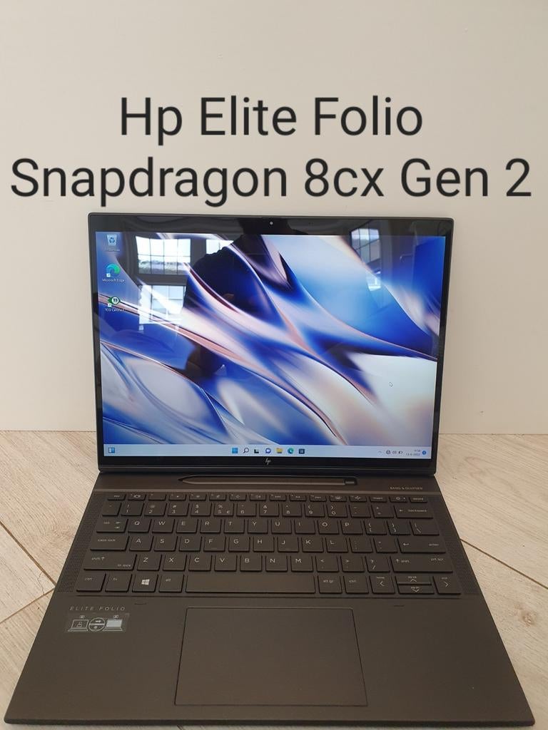Nieuwstaat: Hp Elite Folio Snapdragon 8cx Gen 2 8gb 256gb, Computers en Software, Qwerty, 8 GB, 13 inch, Ophalen of Verzenden