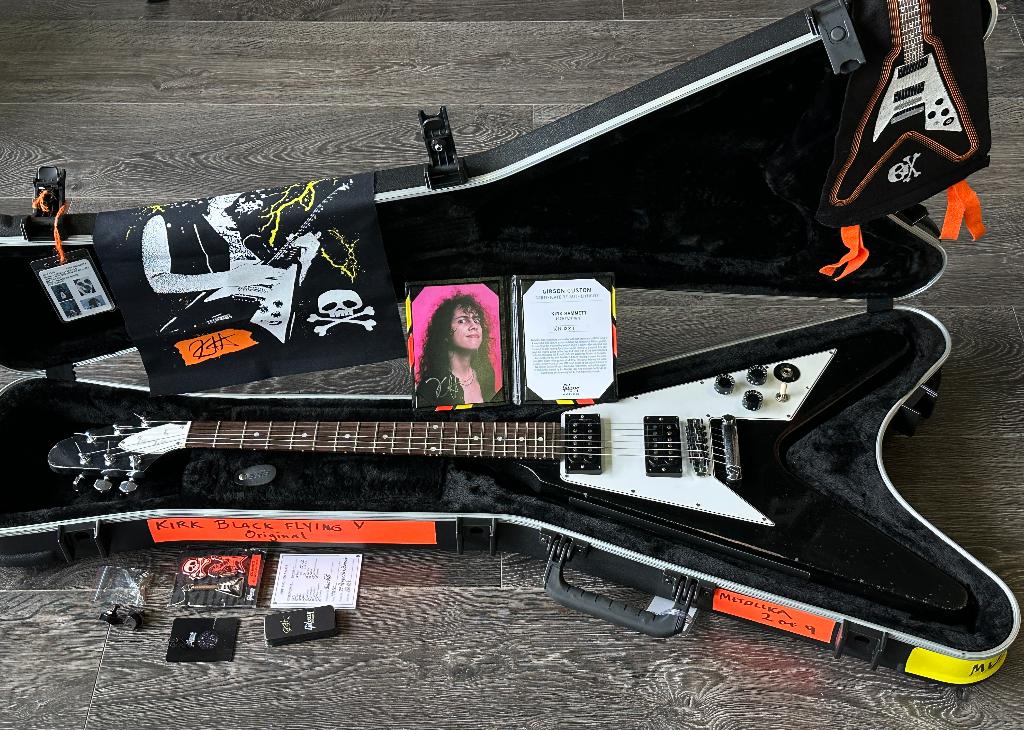 Gibson Kirk Hammett Custom Shop Murphy Lab 1979 Flying V, Muziek en Instrumenten, Snaarinstrumenten | Gitaren | Elektrisch, Ophalen of Verzenden