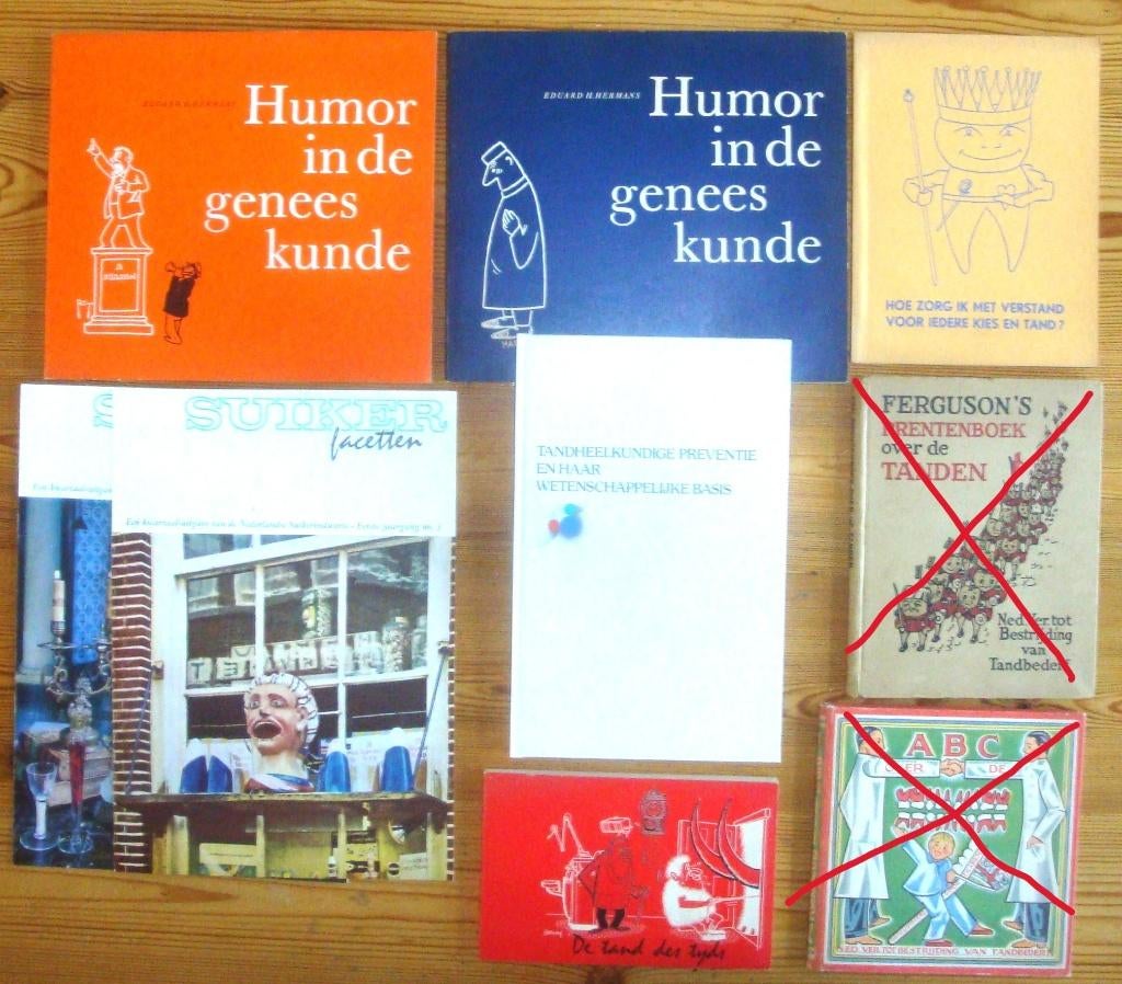 Grote partij tandarts promo lectuur, het meeste in goede sta, Ophalen of Verzenden