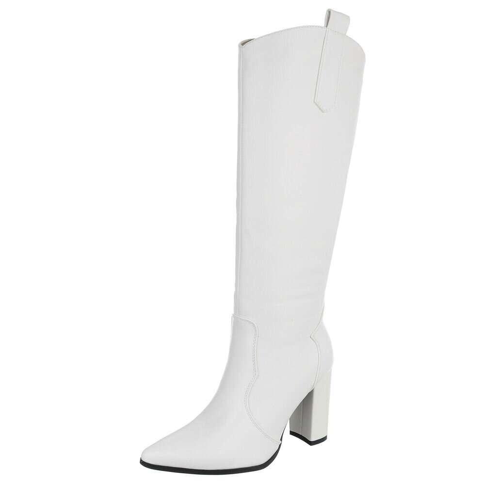 Dames hoge laarzen high heels wit 36 37 38 39 40 41, Kleding | Dames, Schoenen, Nieuw, Hoge laarzen, Wit, Ophalen of Verzenden