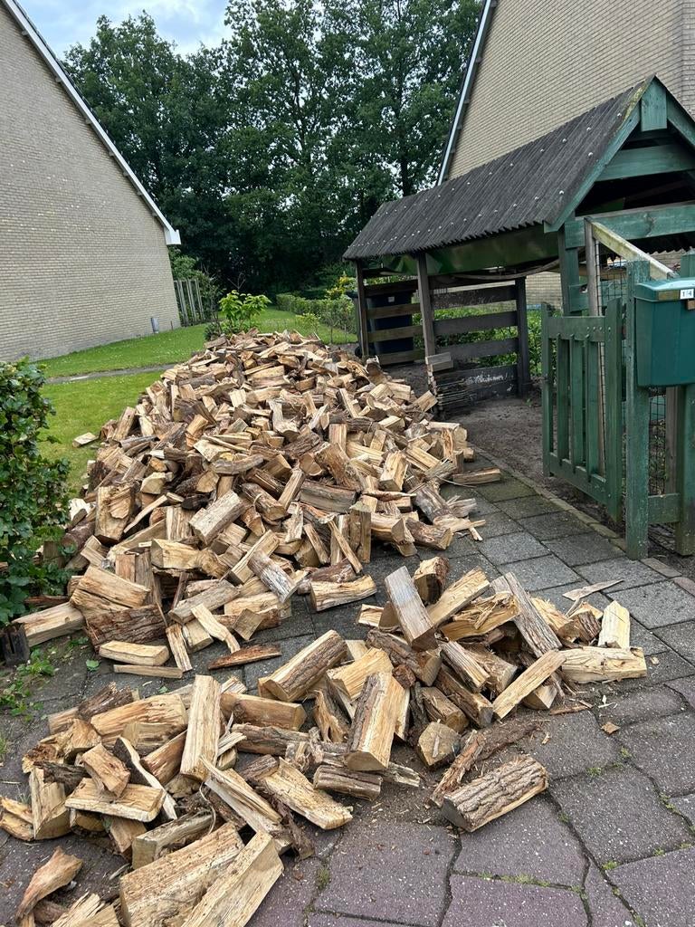 Haardhout/openhaardhout/kachelhout levering heel NL!, Tuin en Terras, Haardhout, 6 m³ of meer, Ophalen, Blokken