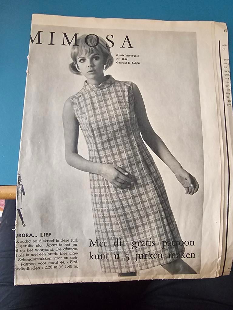 Mimosa 1968 nr 1654, Ophalen of Verzenden, Vrouw, Overige merken