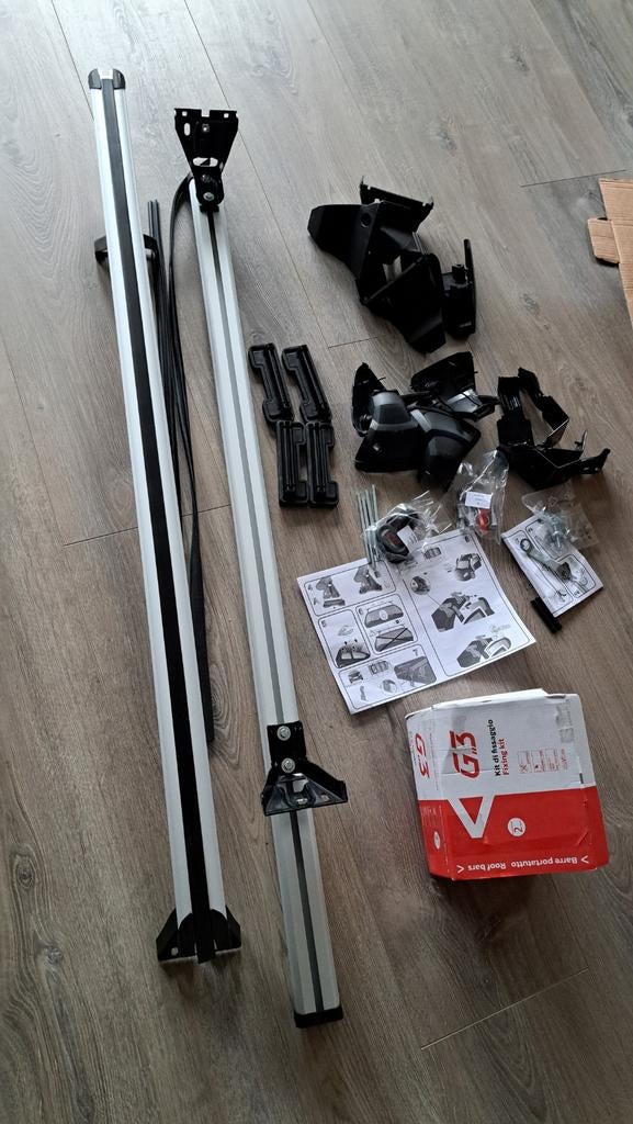 G3 dak dragers Pacific aluminium - Compleet, Ophalen, Nieuw