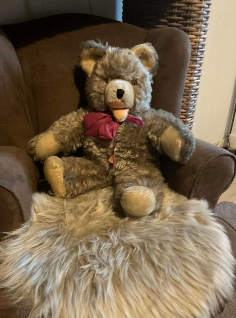 Vintage Clemens-Teddy Bear, Ophalen of Verzenden, Zo goed als nieuw, Stoffen beer, Overige merken