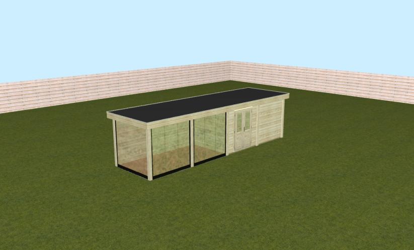 Lugarde Maatwerk 900 x 250 cm, 200 tot 400 cm, Nieuw, Ophalen of Verzenden, 500 cm of meer
