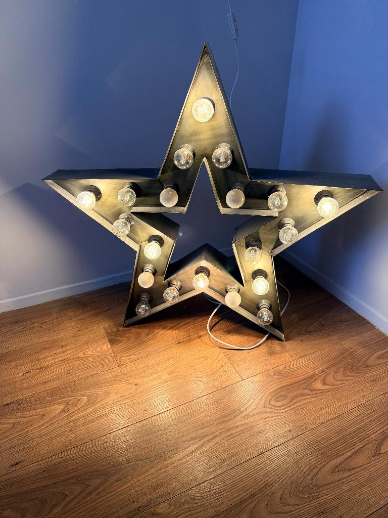 Sissy Boy Homeland Ster Lamp 82 cm x 77 cm, Ophalen, Zo goed als nieuw, 75 cm of meer