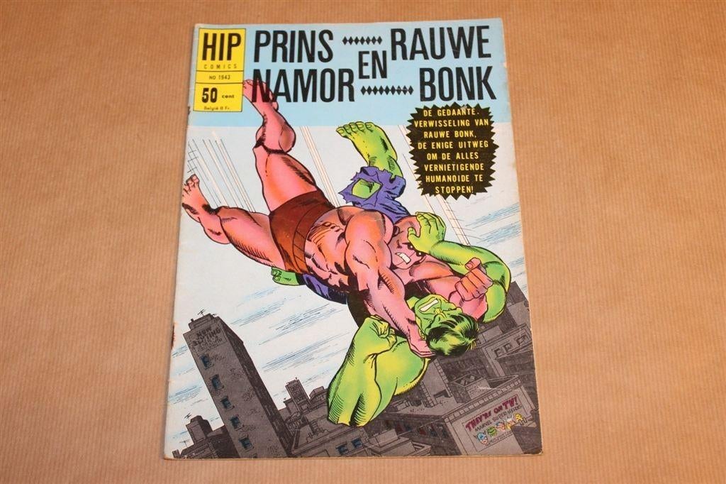 Prins Namor en Rauwe Bonk - Hip Comics - 1968, Boeken, Strips | Comics, Eén comic, Ophalen of Verzenden, Gelezen, Amerika