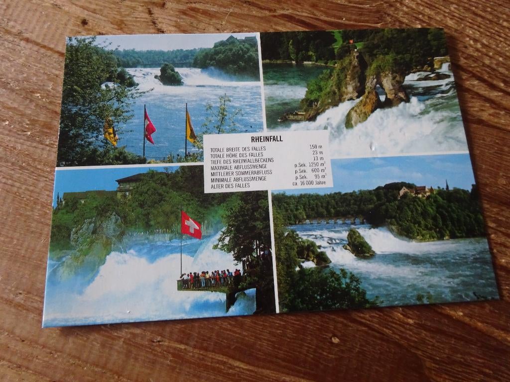 ansichtkaart Rheinfall bei Neuhausen (Schweiz), Ophalen of Verzenden, 1980 tot heden, Overig Europa
