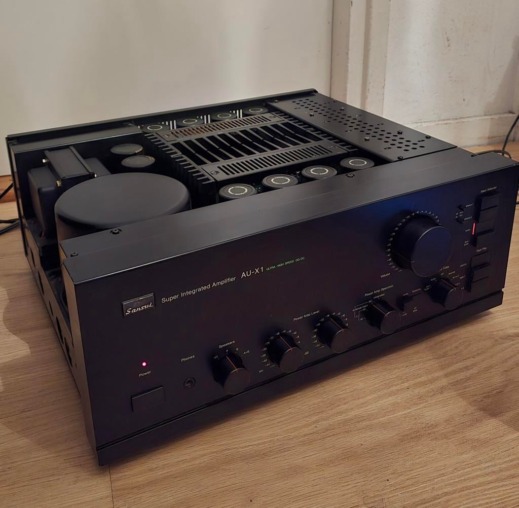 Sansui AU-X1 Geïntegreerde Versterker - Topklasse!, Gebruikt, 120 watt of meer, Stereo, Ophalen