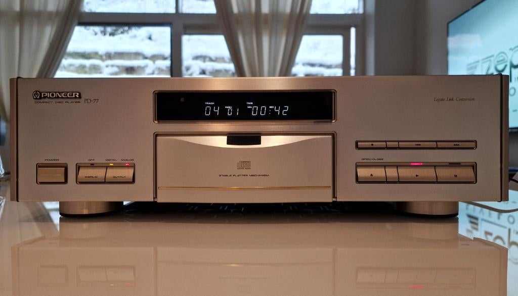 Pioneer PD-77 Topklasse Cd-speler. Near Mint ! Rare !, Audio, Tv en Foto, Cd-spelers, Ophalen of Verzenden, Gebruikt, Pioneer
