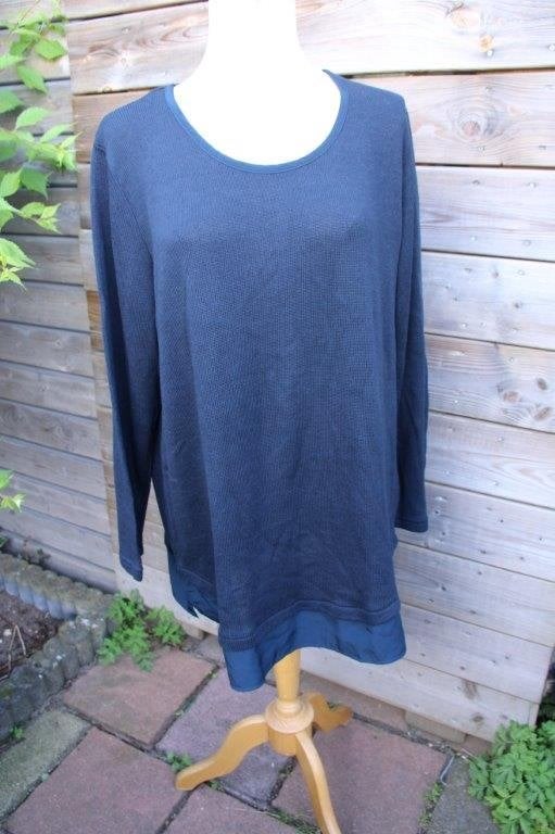 Trui donkerblauw Ulla Popken mt 46/48 dun Nieuw Vaste prijs, Blauw, Maat 46/48 (XL) of groter, Nieuw, Ulla Popken