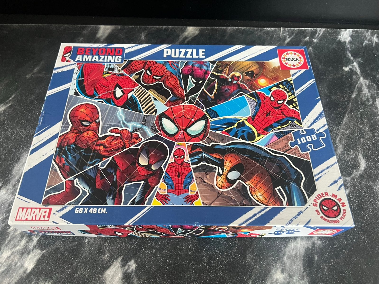 Educa puzzel 1000 stukjes Marvel Beyond Amazing, Ophalen of Verzenden, 500 t/m 1500 stukjes, Zo goed als nieuw