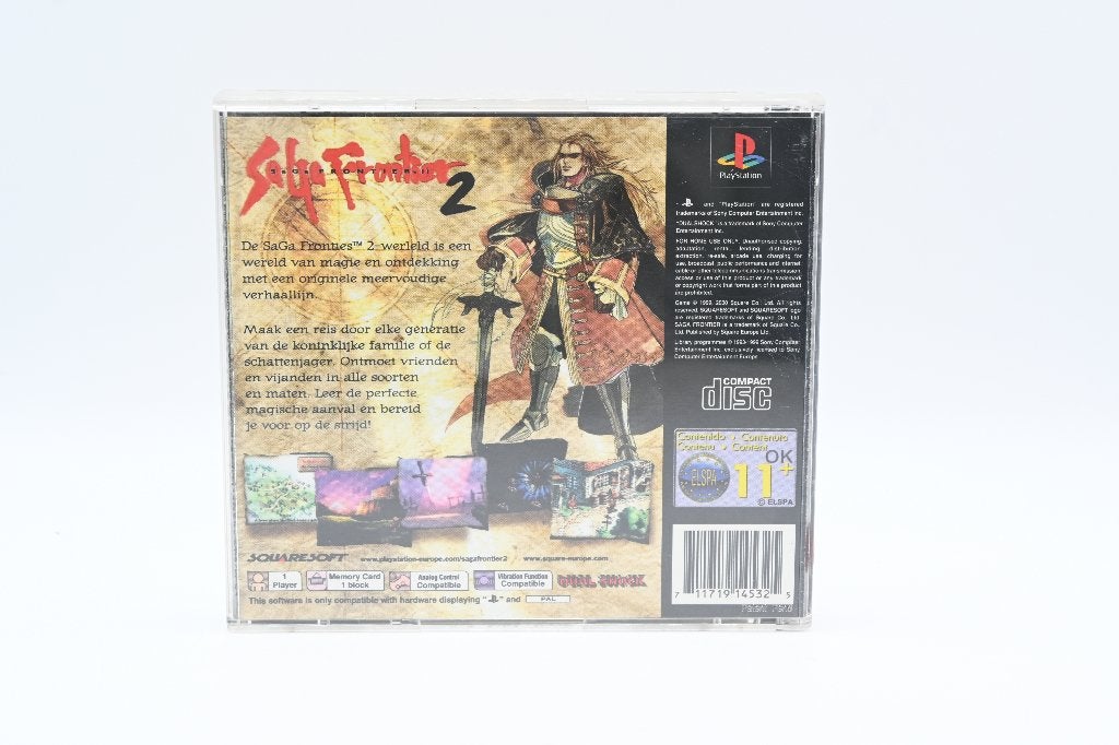 Saga Frontier 2 - PlayStation 1 (PS1) RPG Game, Gebruikt, Onbekend, Ophalen of Verzenden, Role Playing Game (Rpg)