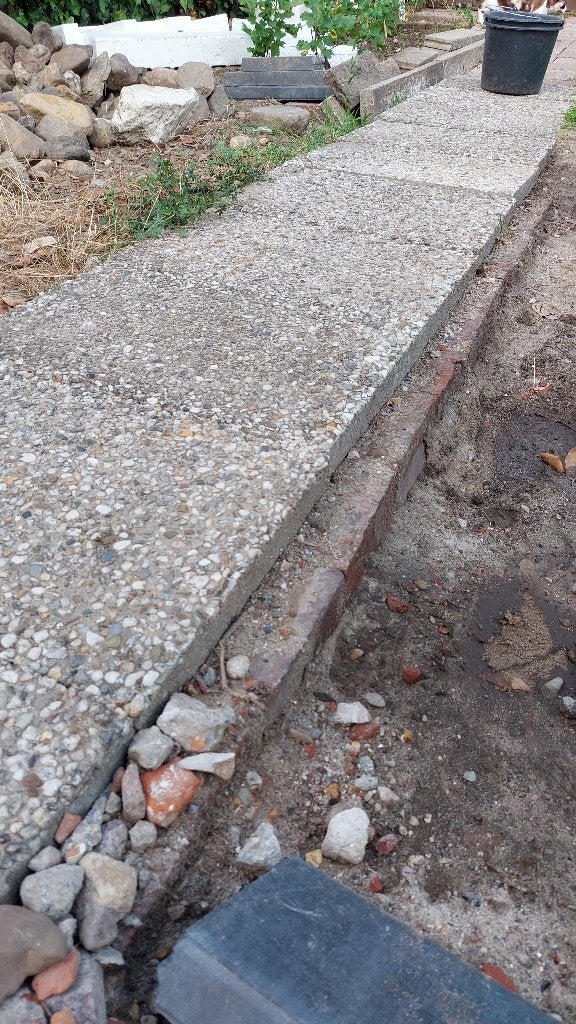 Grote grindtegels, Ophalen, Gebruikt, Beton, Terrastegels
