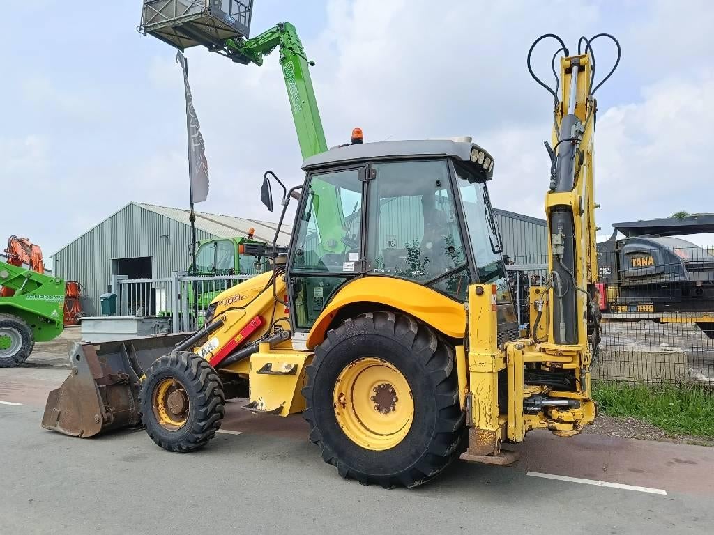New Holland B 100 B LR graaflaad combinatie backhoe loader, Graaflaadcombinatie