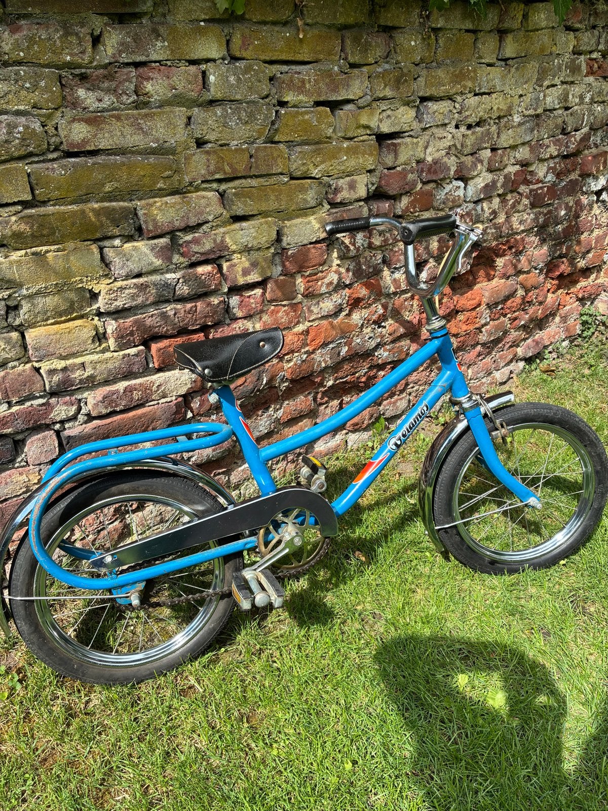 Velamos retro kinderfiets 16 inch - ‘Stranger Things vibe’, Fietsen en Brommers, Fietsen | Kinderfietsjes, Ophalen, Gebruikt, Terugtraprem