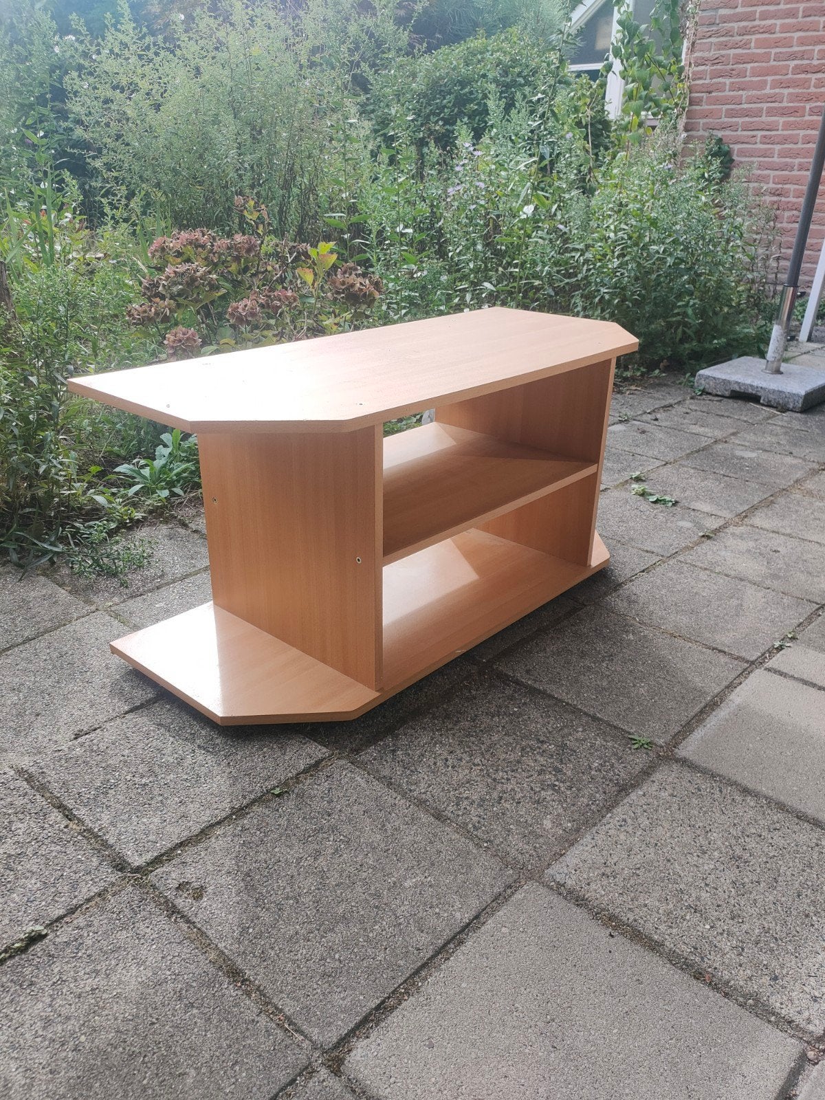 TV en audio meubel - Licht hout, Huis en Inrichting, Kasten | Televisiemeubels, Gebruikt, Minder dan 100 cm, Modern, 25 tot 50 cm