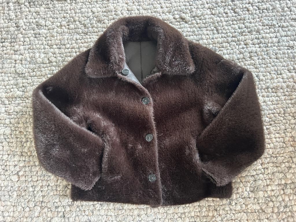 Geweldige reversible ZARA  jas in nieuwstaat S, Kleding | Dames, Jassen | Winter, Bruin, Zara, Ophalen of Verzenden, Zo goed als nieuw