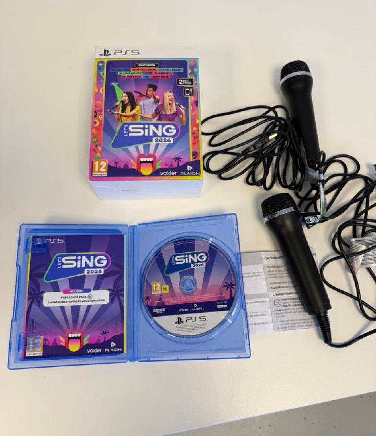 Let’s Sing 2026 PS5 + 2 Mic’s Microfoons NIEUW playstation 5, Muziek, Nieuw, Ophalen of Verzenden, H