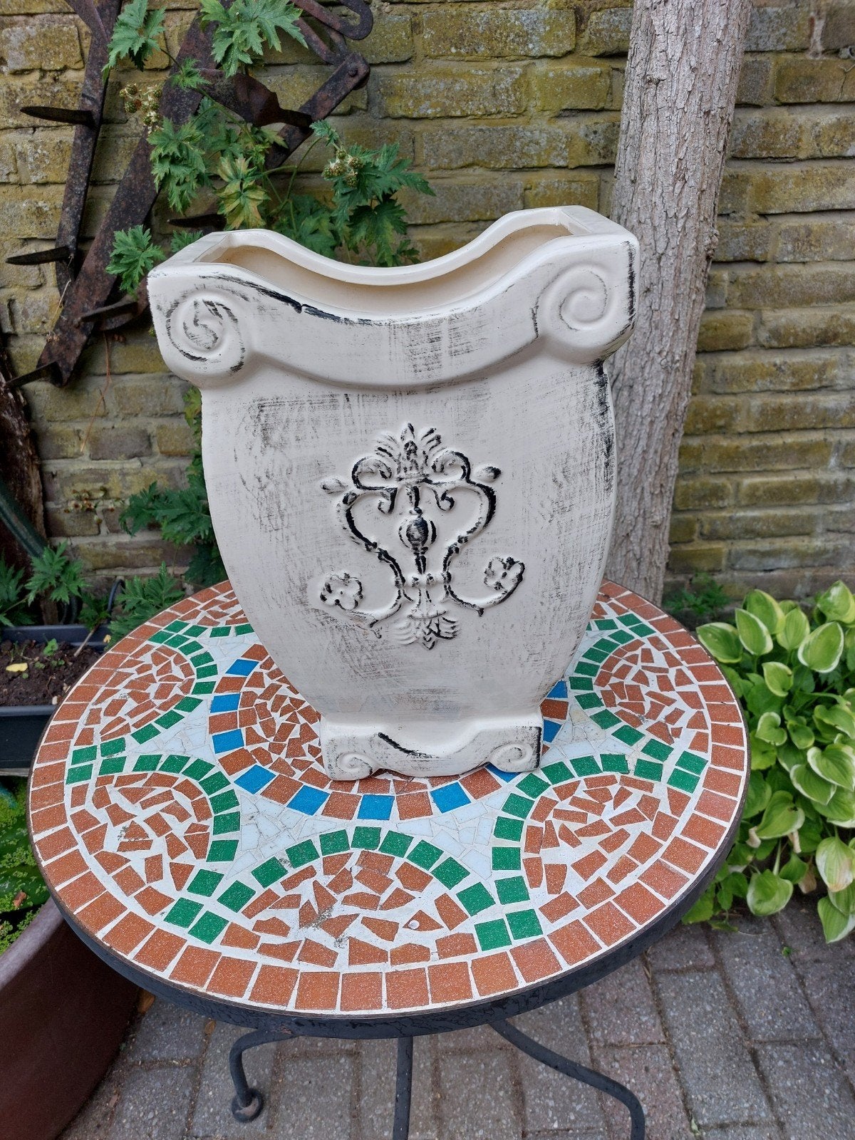 Decoratieve bloempot, Ophalen of Verzenden