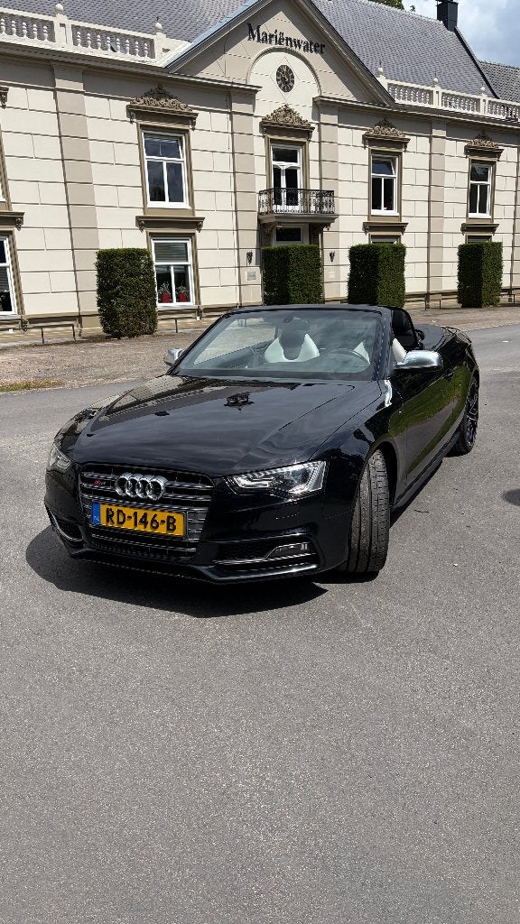 Audi S5 3.0 Tfsi 245KW Cabrio Quat. 2013 Zwart, Automaat, 2995 cc, Cabriolet, 4 stoelen