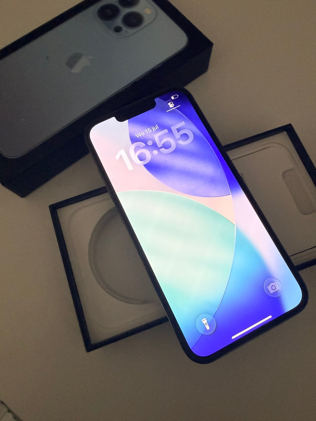 IPHONE 13 PRO 128 GB PRIMA TELEFOON, 128 GB, Blauw, IPhone 13, Ophalen of Verzenden