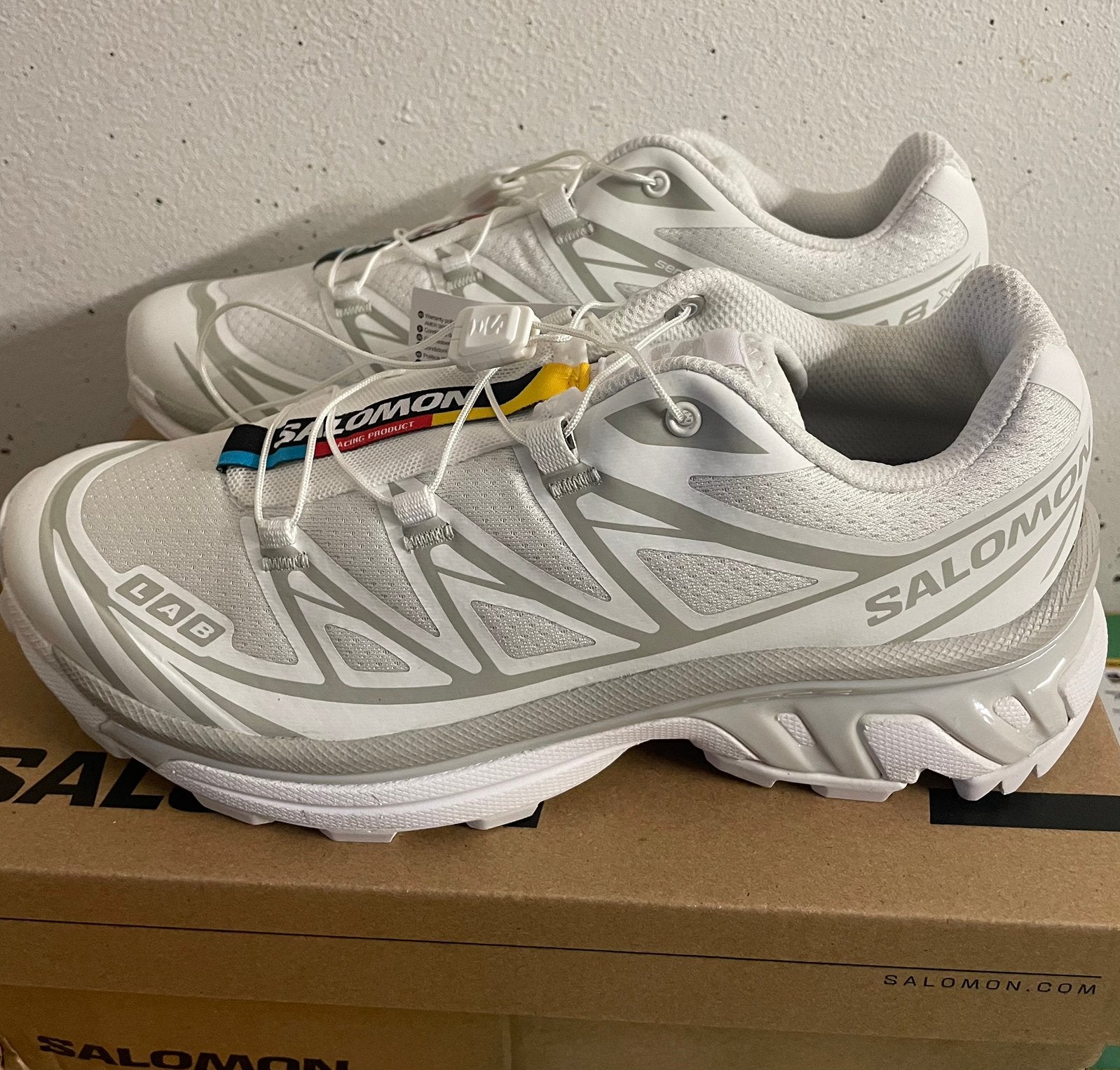 Salomon XT-6 sneaker, Wit, Nieuw, Ophalen of Verzenden, Sneakers of Gympen