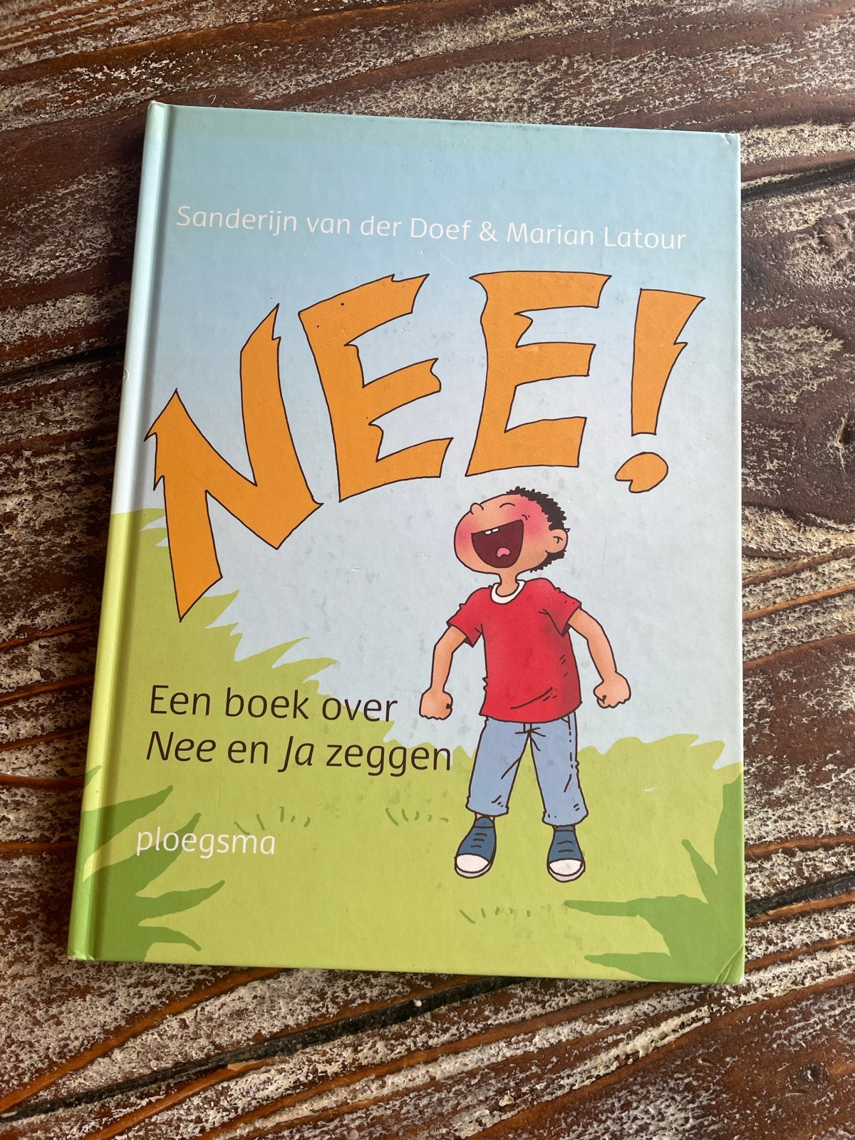 Nee! Een boek over Nee en Ja zeggen - Sanderijn van der Doef, Boeken, Ophalen of Verzenden, Zo goed als nieuw, Fictie algemeen