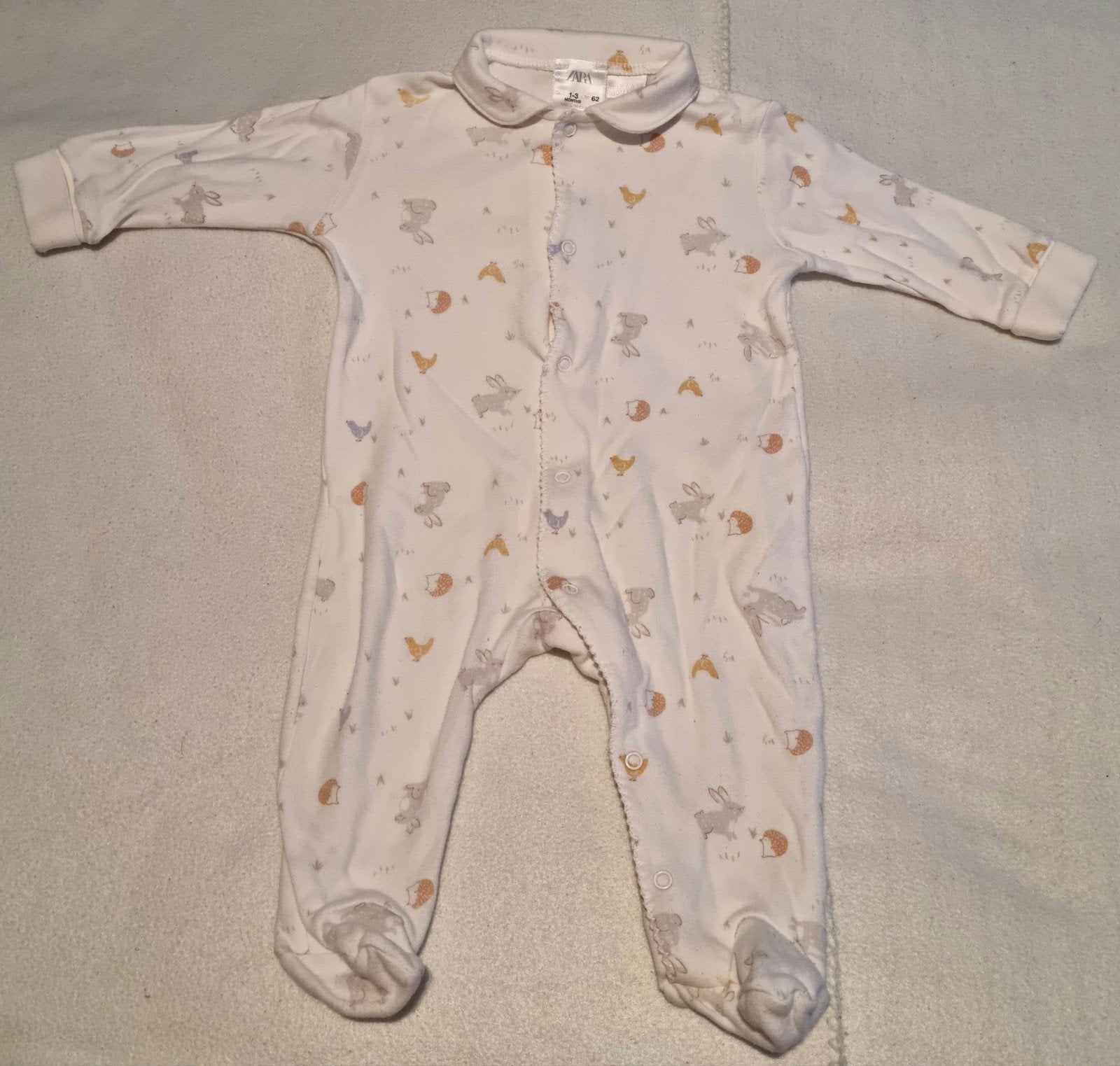 Zara boxpakje baby kleding maat 62 dieren konijn haas pakje, Gebruikt, Zara, Pakje, Verzenden