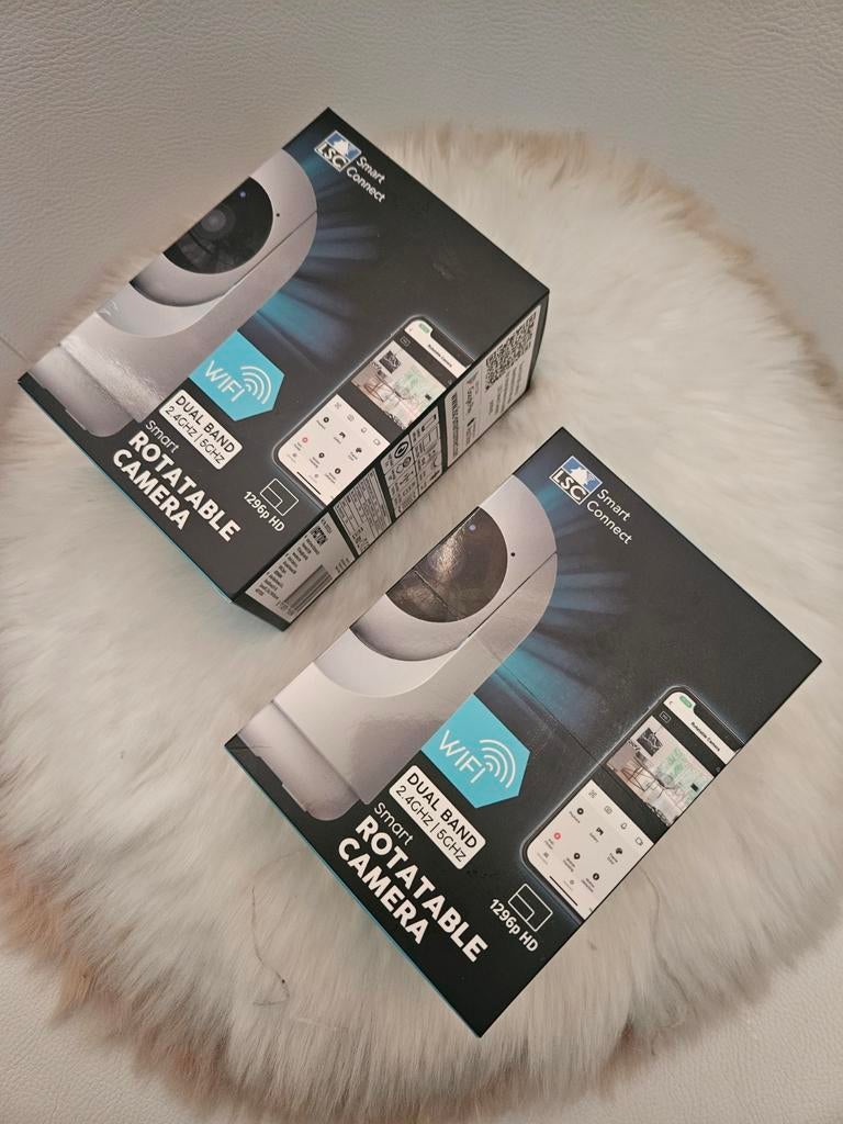 Nieuw! Smart Wifi camera draaibaar via app nieuw in doos, Ophalen of Verzenden, Metaal of Aluminium