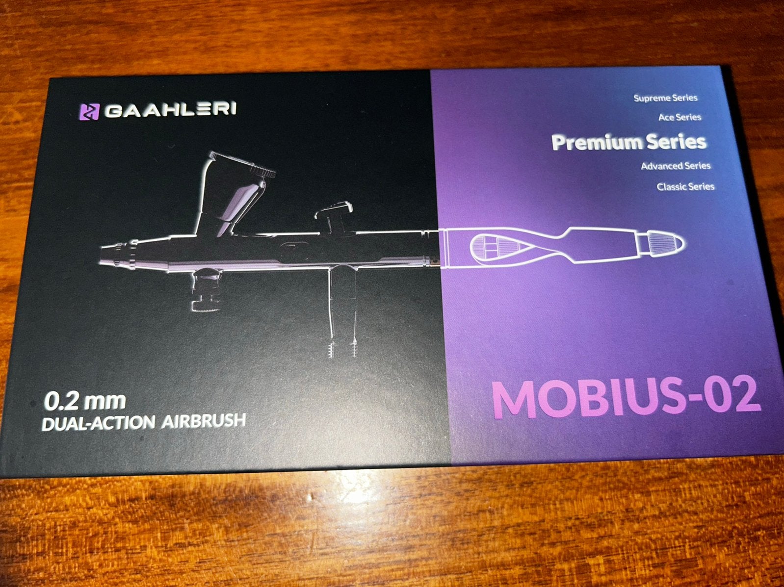 Airbrush Gaahleri Mobius 2.0, Ophalen of Verzenden, Zo goed als nieuw, Groter dan 1:32