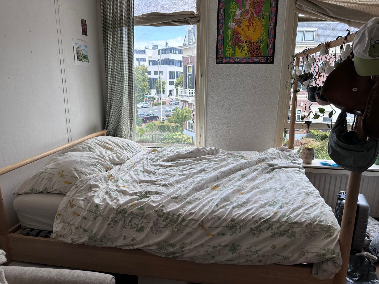 IKEA Gjora Bedframe 140x200 - Modern Houten Bed, Ophalen, Gebruikt, Overige kleuren, Tweepersoons