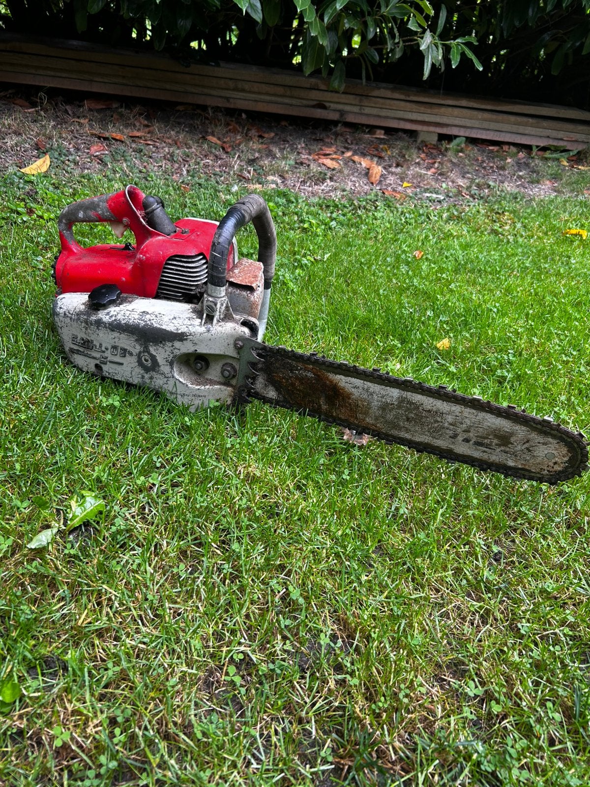 STIHL 08S oldtimer kettingzaag, Ophalen of Verzenden, Gebruikt