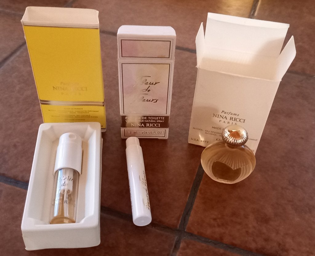 Nina Ricci mini's, zeep, eau de toilette en parfum, Ophalen of Verzenden, Nieuw