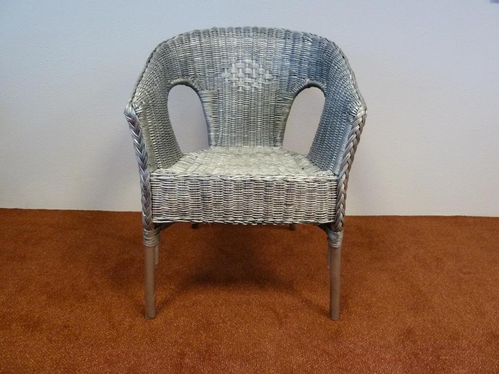 Ikea rieten fauteuil, Ophalen, Zo goed als nieuw, 50 tot 75 cm, Riet of Rotan