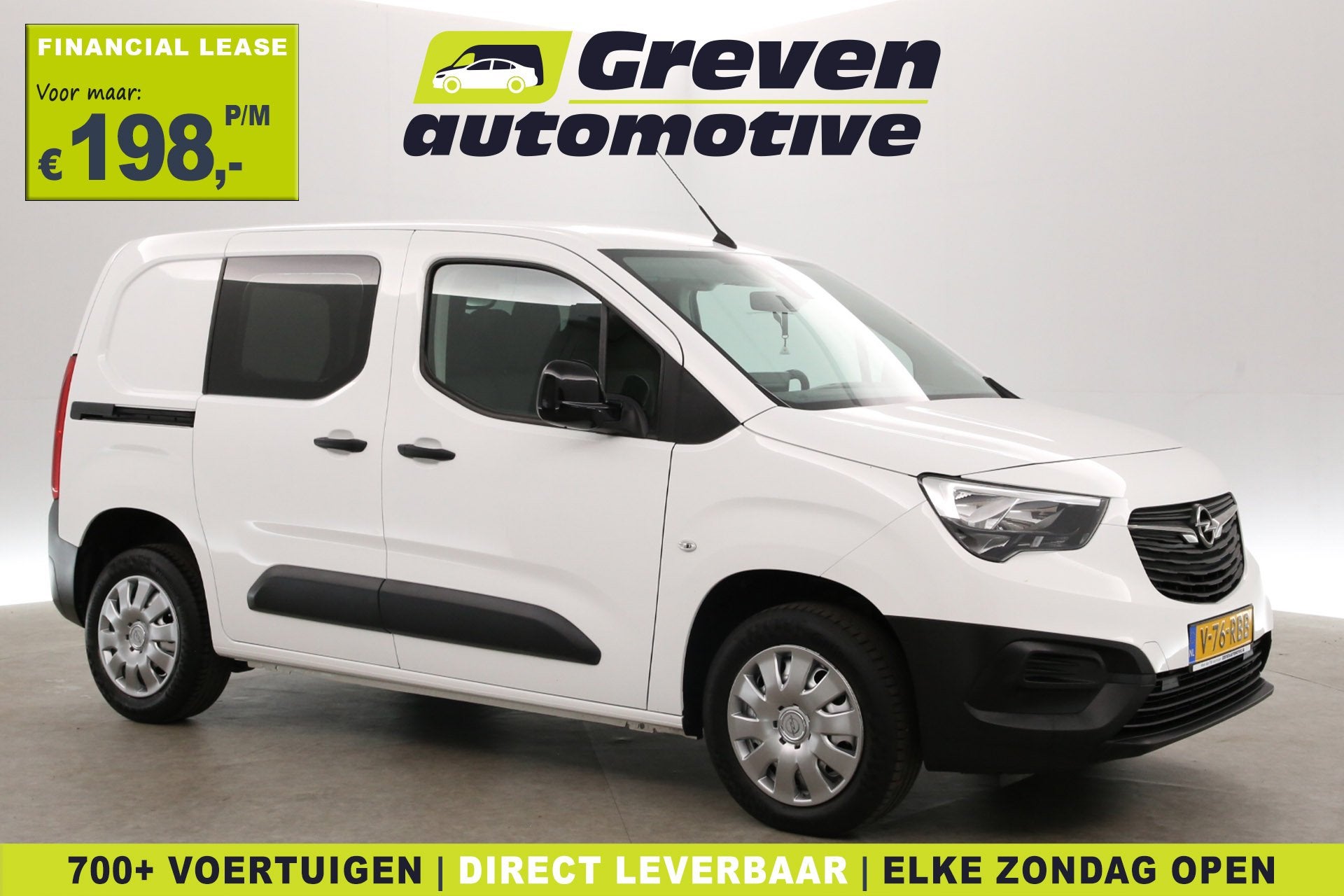 Opel Combo 1.5 102PK | 3 Zits | Airco | Cruise | Carplay | P, Auto's, Bestelauto's, Gebruikt, Euro 6, 4 cilinders, Lichtsensor